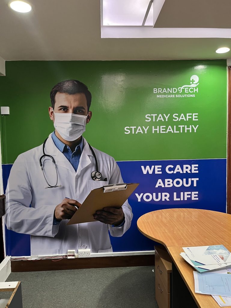 Brandtech Medicare Solutions Office Branding