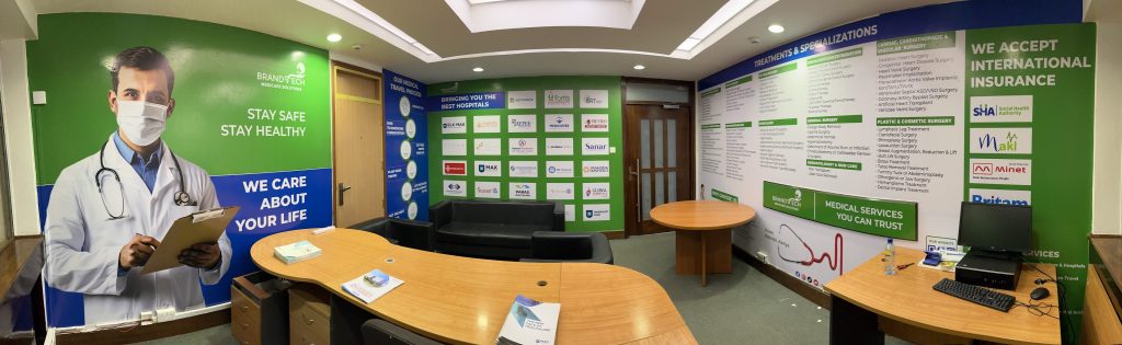 Brandtech Medicare Solutions Office Branding