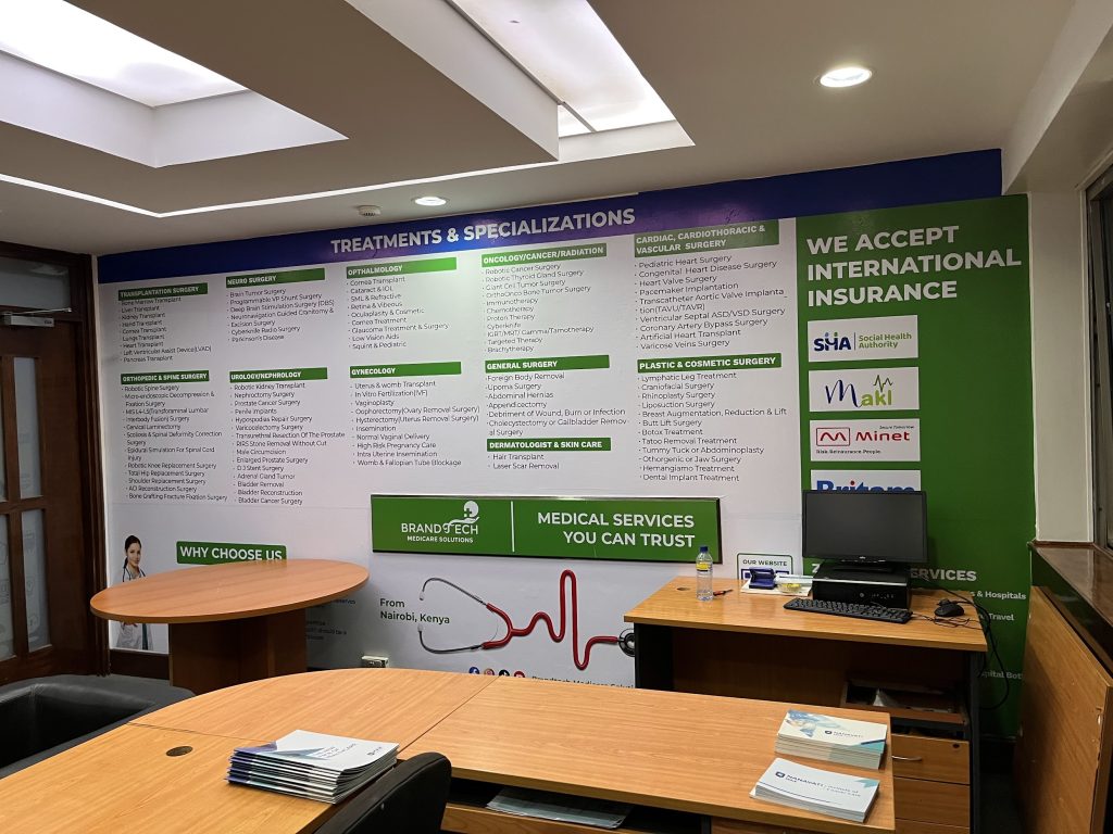Brandtech Medicare Solutions Office Branding
