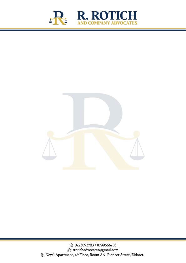 RC Rotich Advocates Print Works