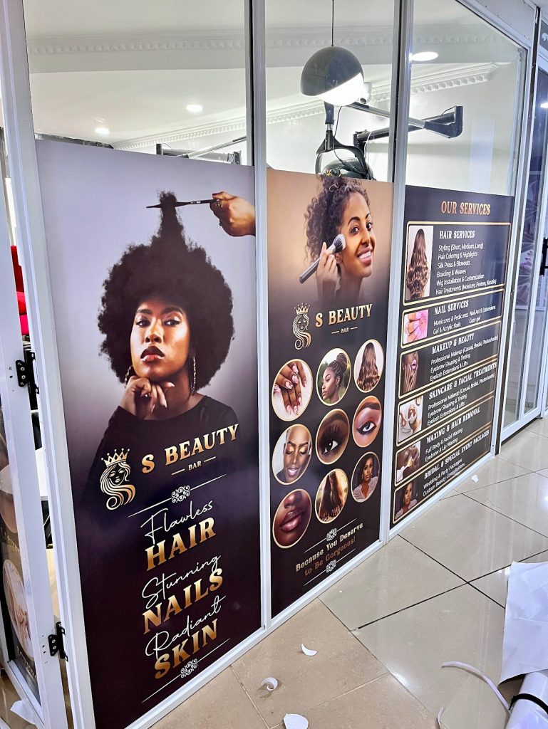 S Beauty Salon Office Branding