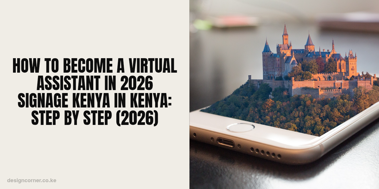 How To Become A Virtual Assistant In 2026 Signage Kenya in Kenya: Step by Step (2026)