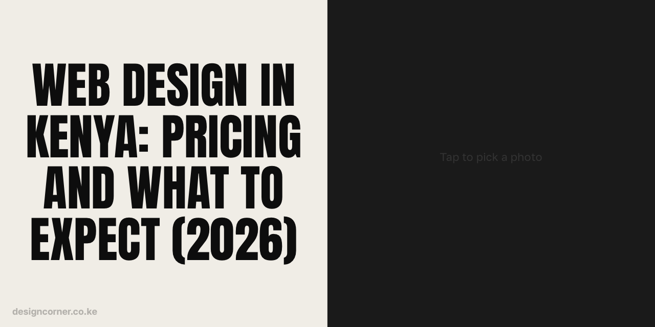 Web Design in Kenya: Pricing and What to Expect (2026)