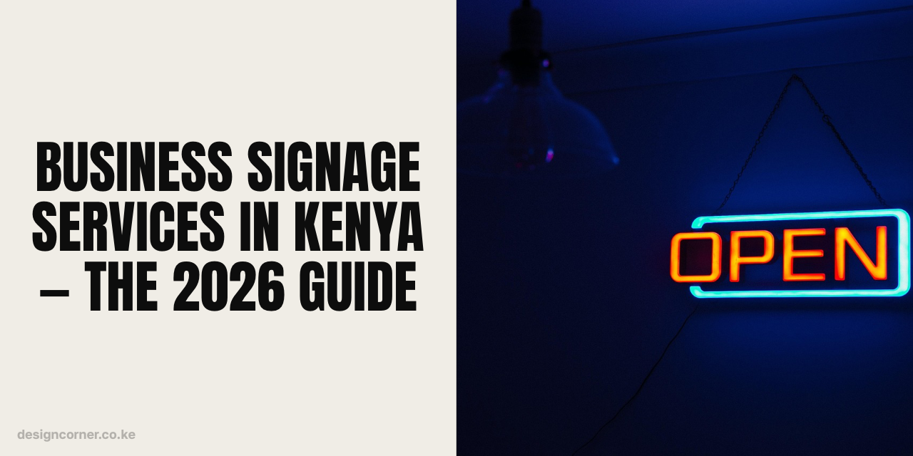 Business Signage Services in Kenya — The 2026 Guide