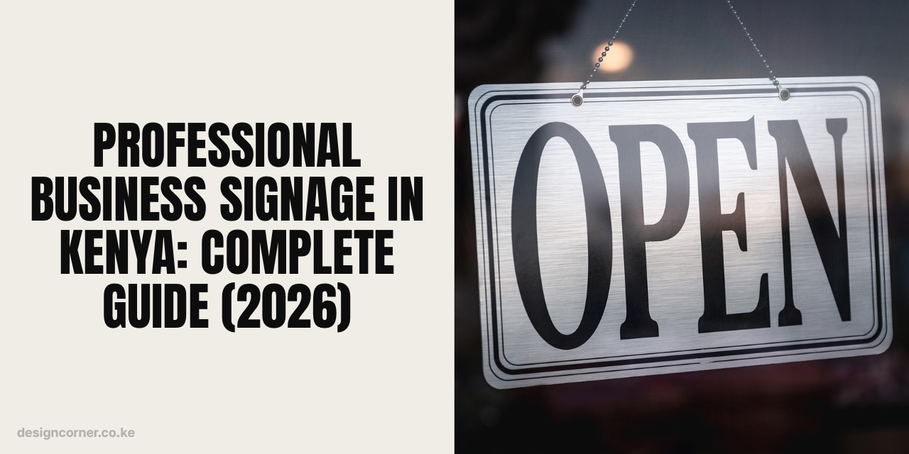 Professional Business Signage in Kenya: Complete Guide (2026)