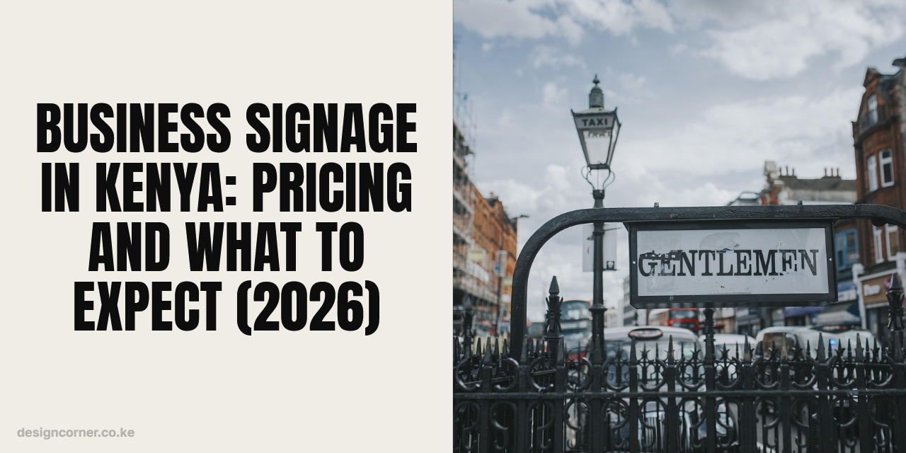 Business Signage in Kenya: Pricing and What to Expect (2026)