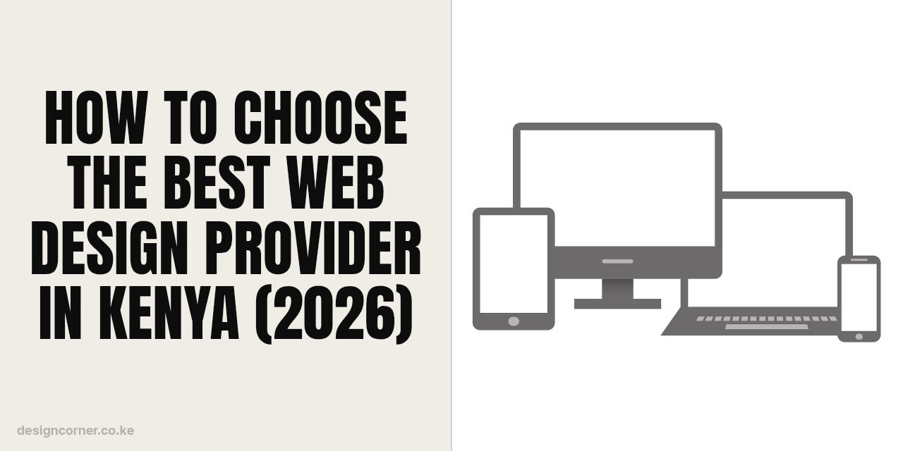 How to Choose the Best Web Design Provider in Kenya (2026)