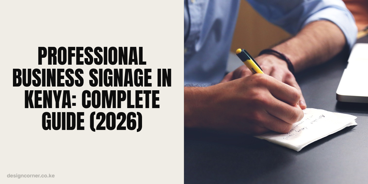 Professional Business Signage in Kenya: Complete Guide (2026)