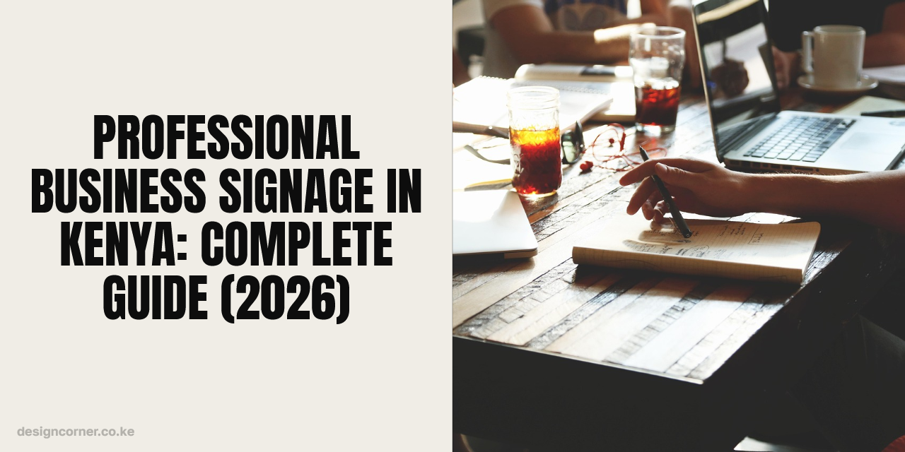 Professional Business Signage in Kenya: Complete Guide (2026)