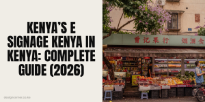 ’s E Signage services in Kenya — Design Corner