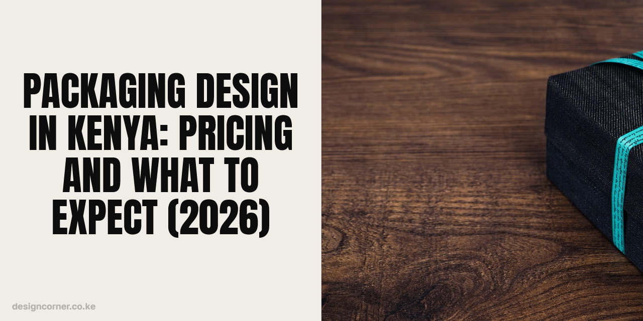 Packaging Design in Kenya: Pricing and What to Expect (2026)