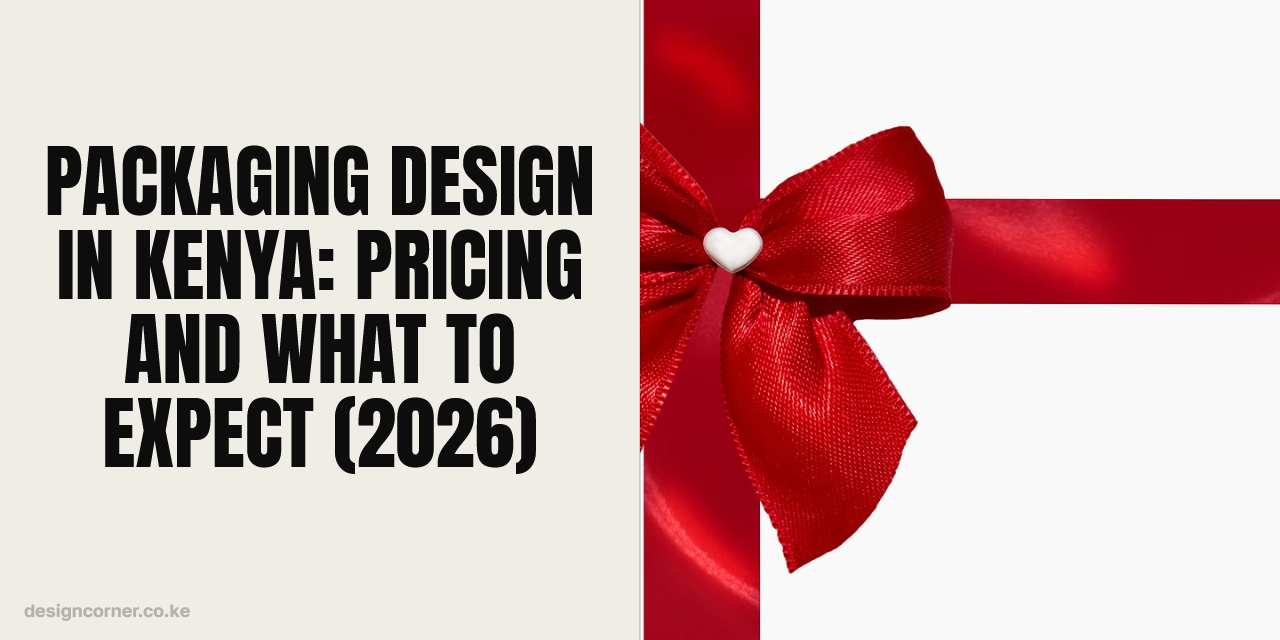 Packaging Design in Kenya: Pricing and What to Expect (2026)