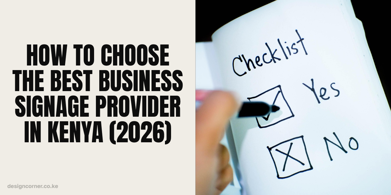 How to Choose the Best Business Signage Provider in Kenya (2026)